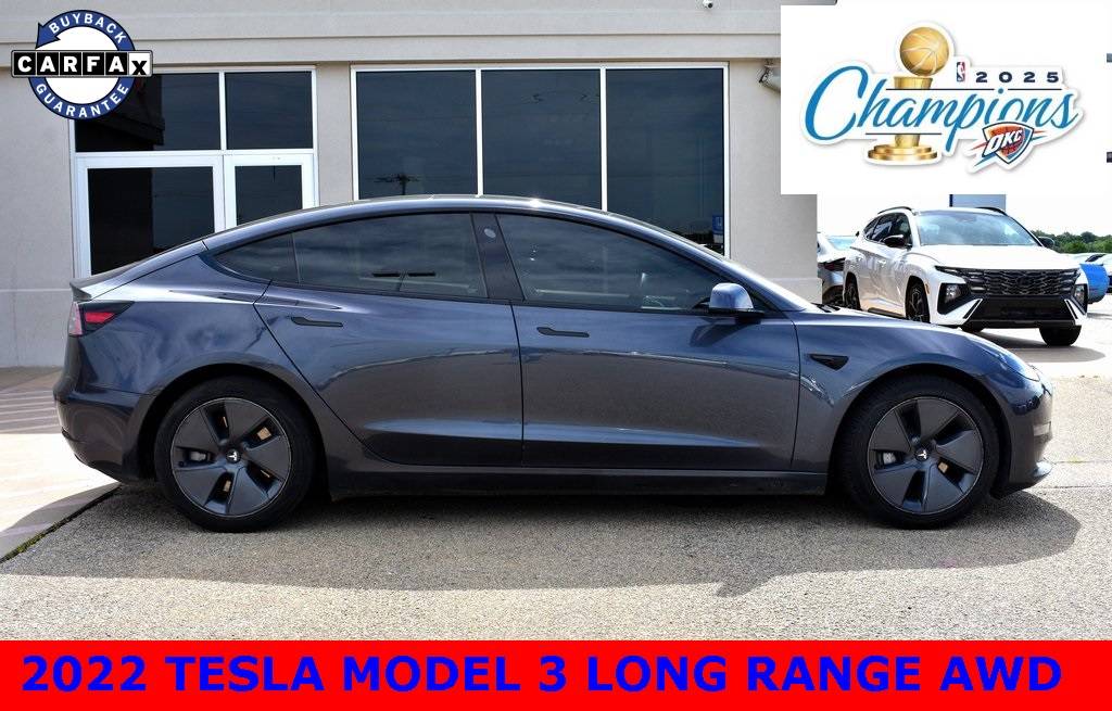 2022 Tesla Model 3 Long Range — Sedan — 77,763 mi — Stillwater, OK