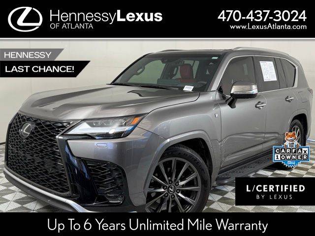 2024 Lexus LX LX 600 F SPORT — SUV — 11,456 mi — Atlanta, GA