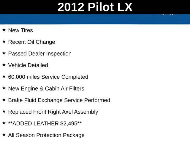 2012 Honda Pilot LX — SUV — 138,001 mi — Fairfield, CA