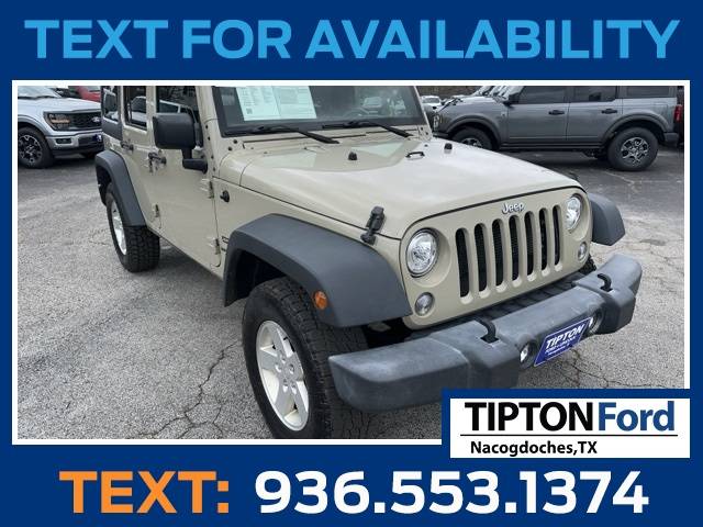2017 Jeep Wrangler Sport — SUV — 91,579 mi — Nacogdoches, TX