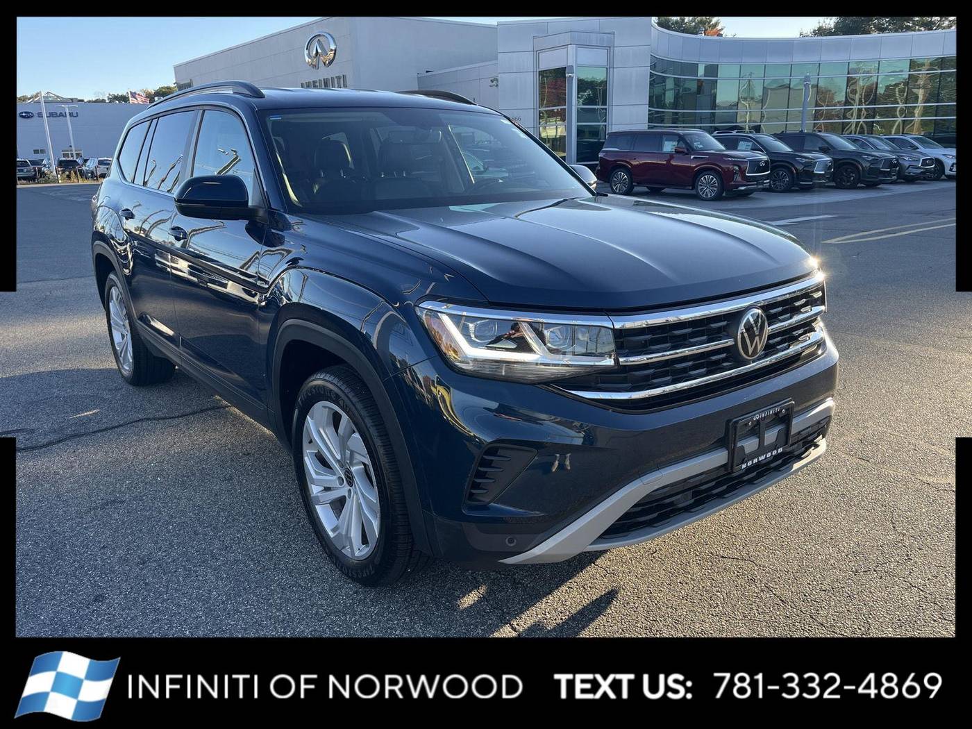 2022 Volkswagen Atlas SE with Technology — SUV — 55,192 mi — Norwood, MA