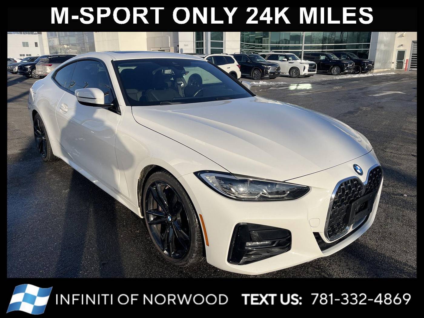 2022 BMW 4 Series 430i — Coupe — 24,083 mi — Norwood, MA