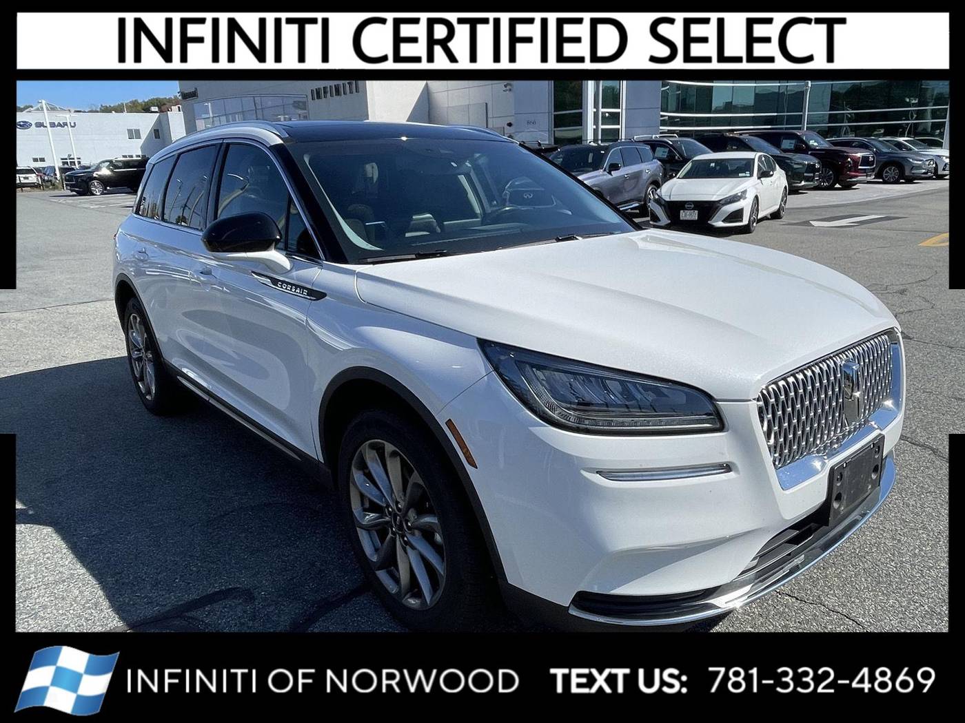 2021 Lincoln Corsair Standard — SUV — 77,026 mi — Norwood, MA