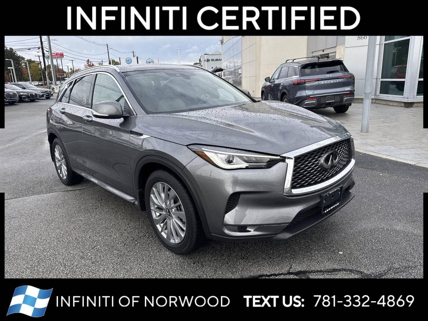 2025 INFINITI QX50 LUXE — SUV — 7,359 mi — Norwood, MA