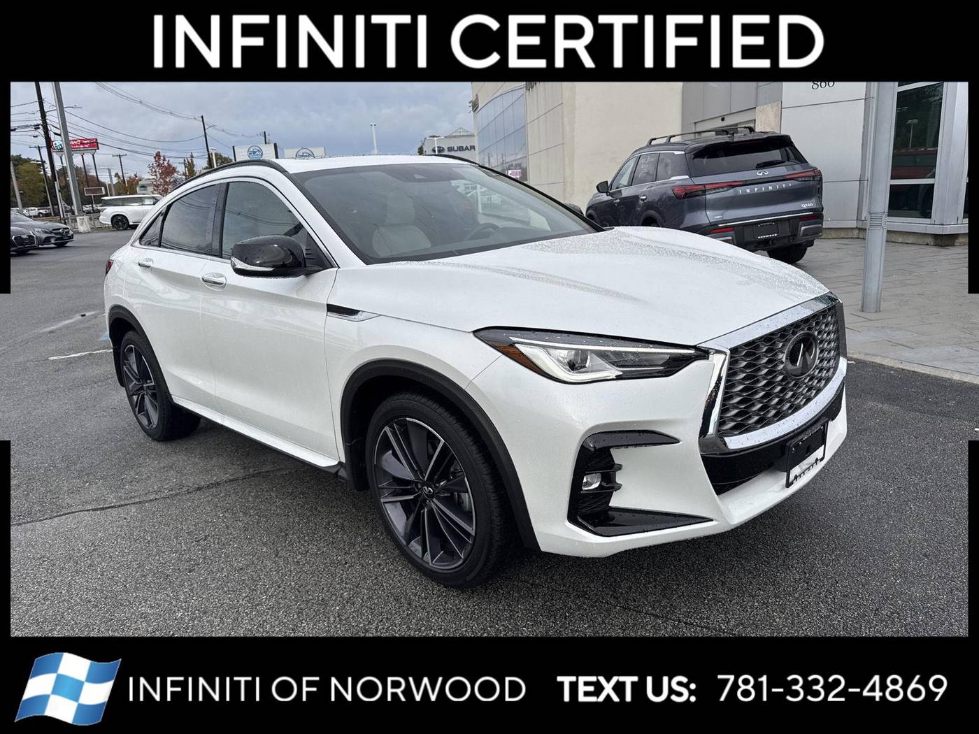 2025 INFINITI QX55 LUXE — SUV — 3,066 mi — Norwood, MA