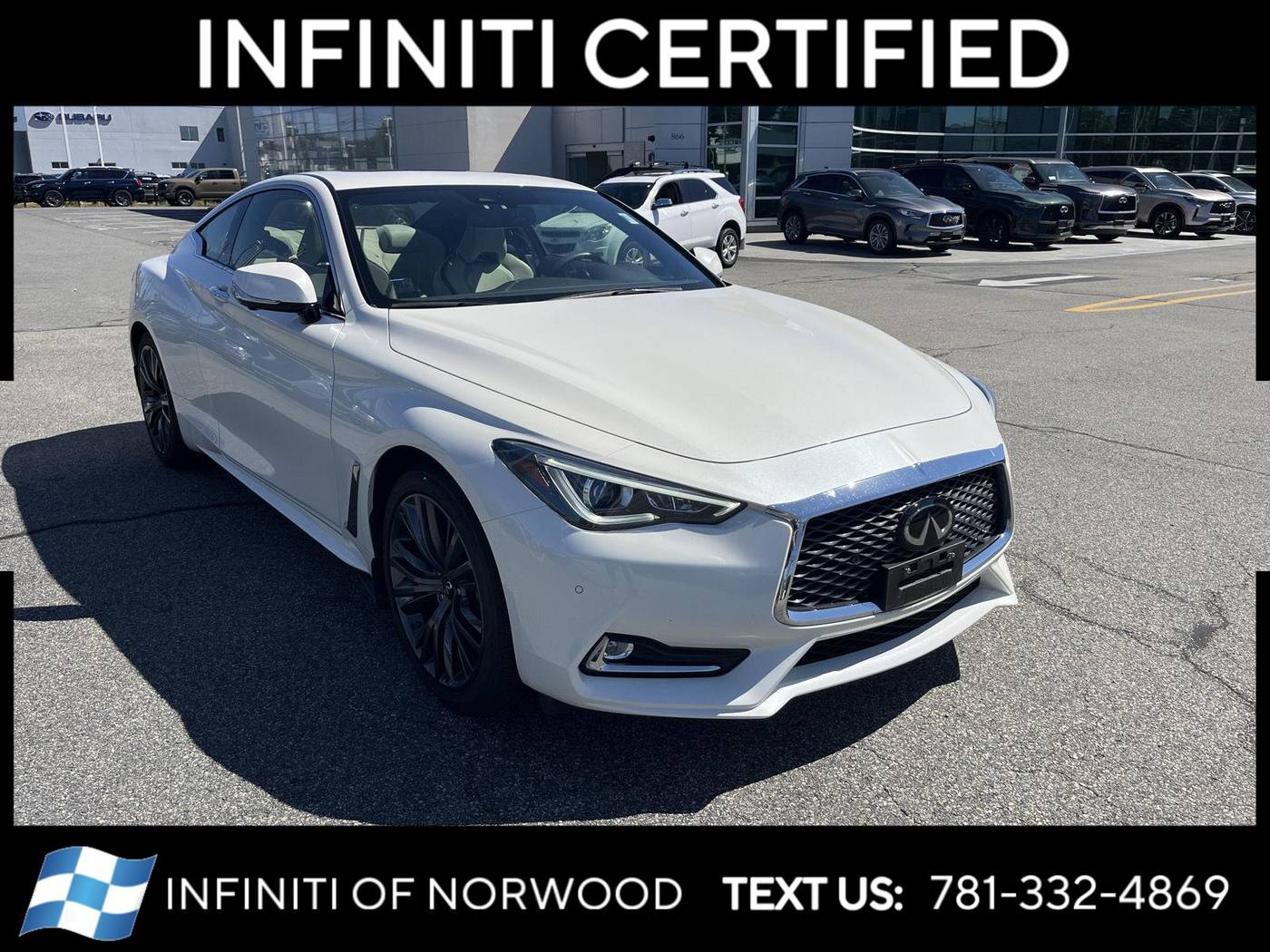 2022 INFINITI Q60 LUXE — Coupe — 35,332 mi — Norwood, MA
