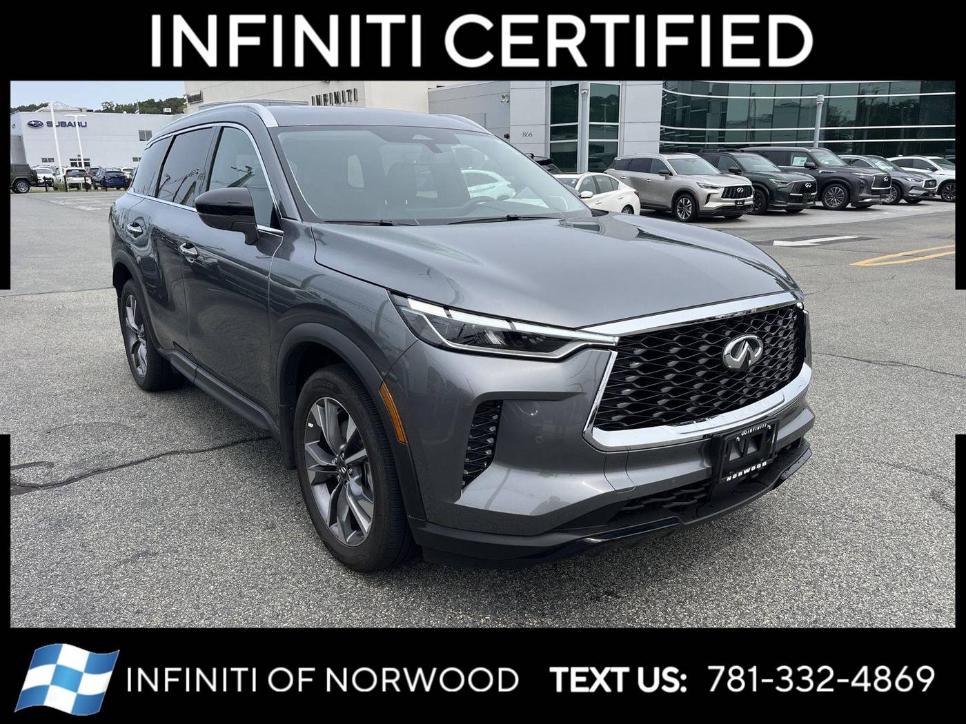 2025 INFINITI QX60 LUXE — SUV — 6,144 mi — Norwood, MA