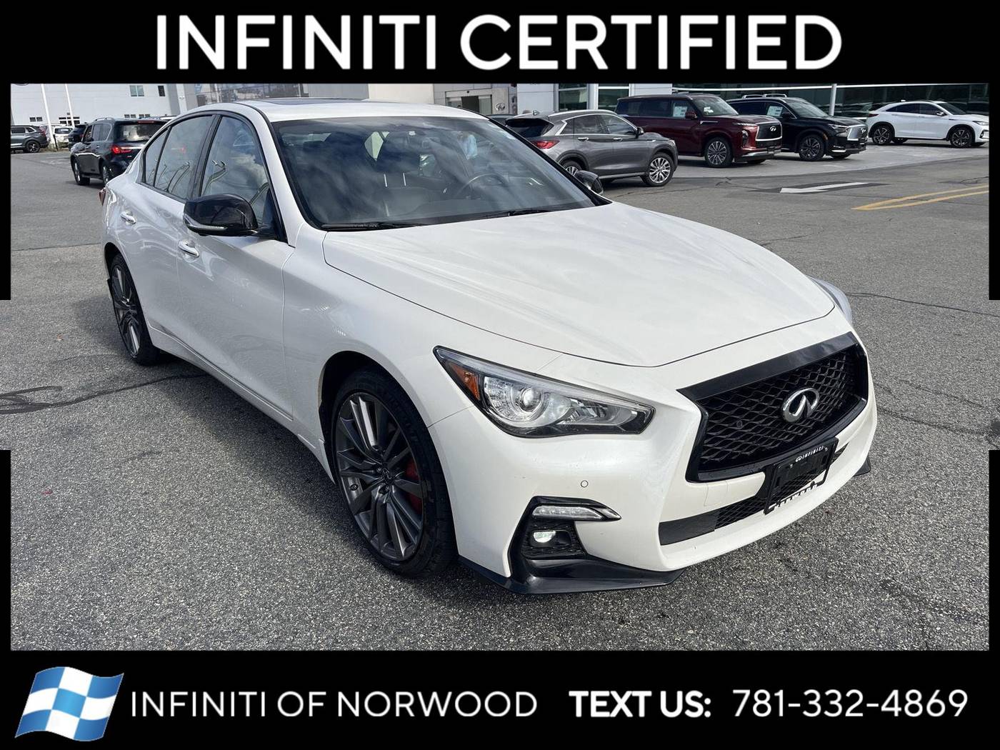 2022 INFINITI Q50 RED SPORT 400 — Sedan — 57,116 mi — Norwood, MA