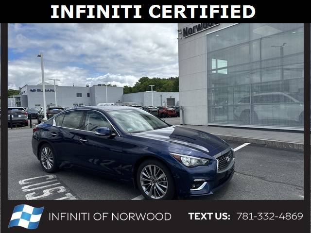 2022 INFINITI Q50 LUXE — Sedan — 22,393 mi — Norwood, MA