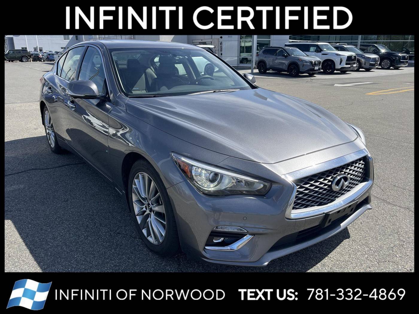 2023 INFINITI Q50 LUXE — Sedan — 44,207 mi — Norwood, MA
