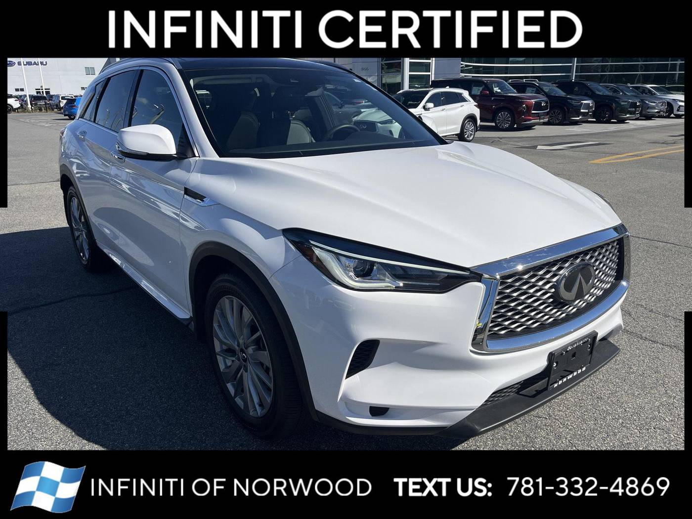 2025 INFINITI QX50 LUXE — SUV — 5,148 mi — Norwood, MA
