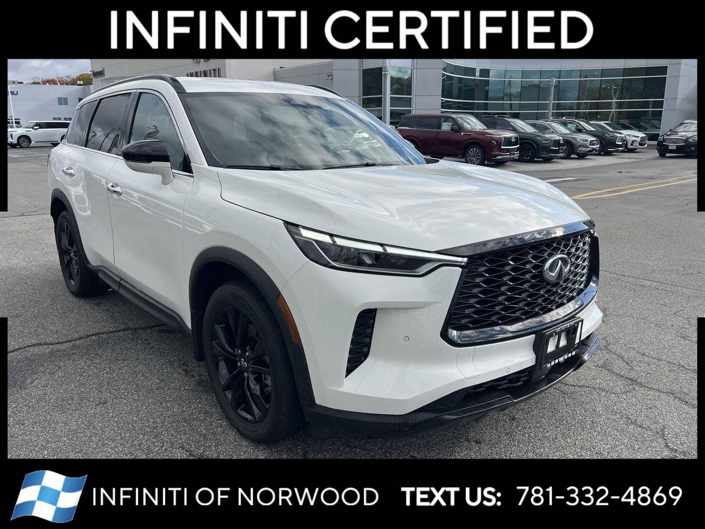 2025 INFINITI QX60 LUXE — SUV — 10,246 mi — Norwood, MA