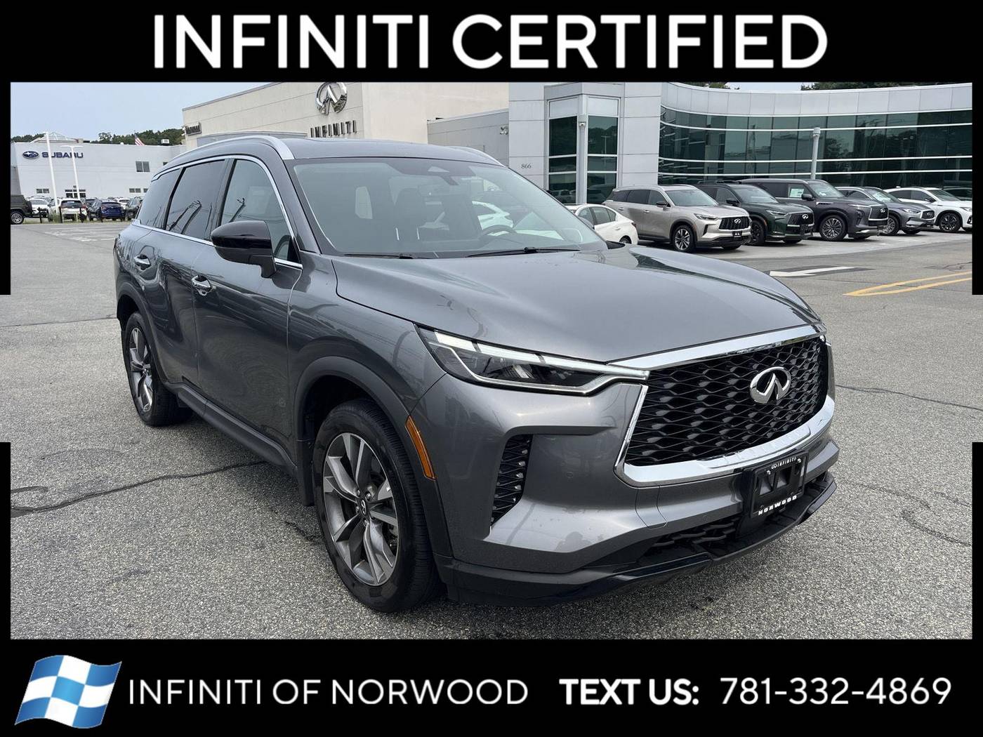 2025 INFINITI QX60 LUXE — SUV — 4,734 mi — Norwood, MA
