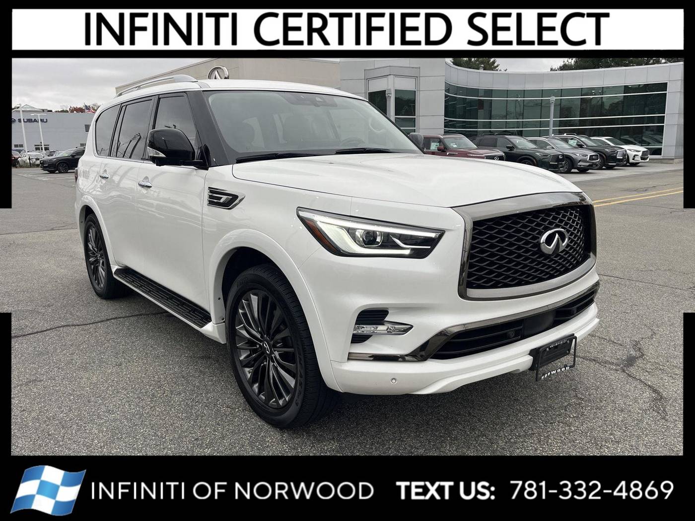 2022 INFINITI QX80 PREMIUM SELECT — SUV — 69,426 mi — Norwood, MA