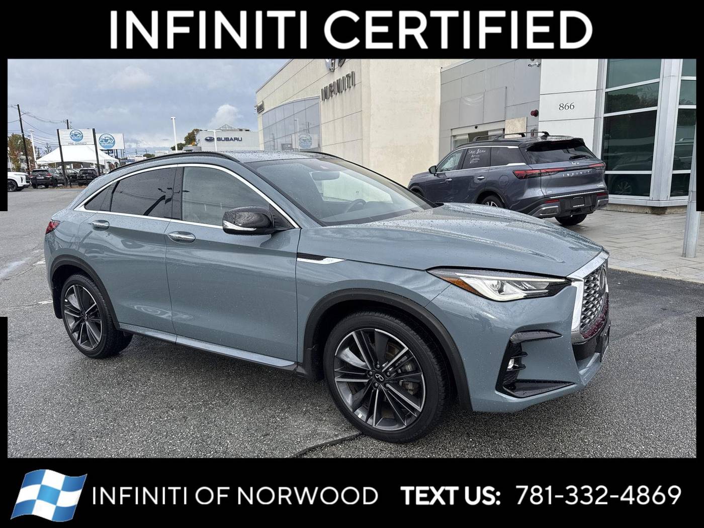 2025 INFINITI QX55 LUXE — SUV — 6,332 mi — Norwood, MA