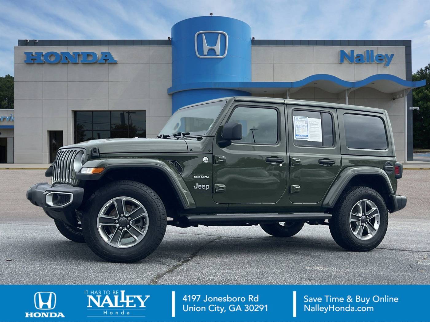 2021 Jeep Wrangler Sahara — SUV — 56,014 mi — Union City, GA