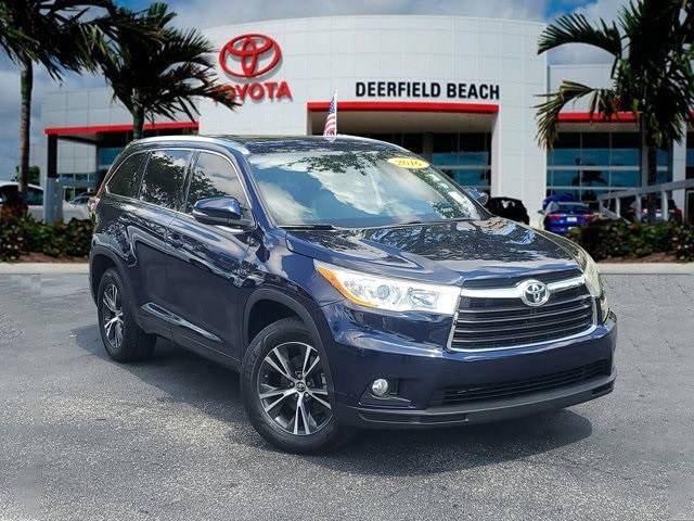 2016 Toyota Highlander XLE — SUV — 92,397 mi — Deerfield Beach, FL