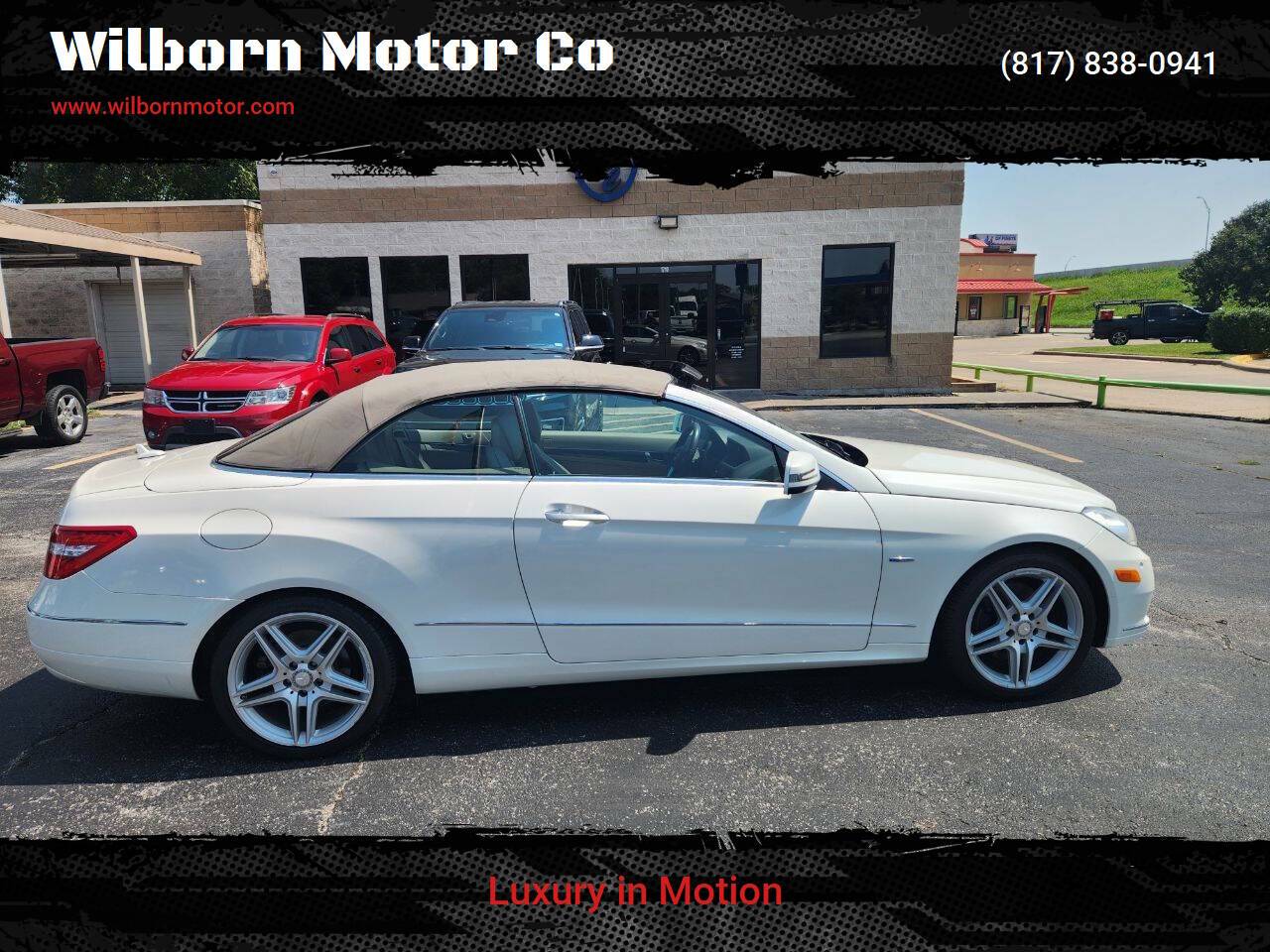 2012 Mercedes-Benz E-Class E 350 — Convertible — 108,926 mi — Ft Worth, TX