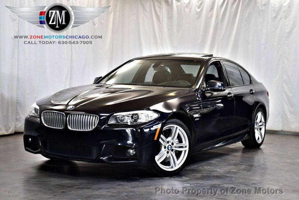 2012 BMW 5 Series 550i — Sedan — 75,386 mi — Addison, IL