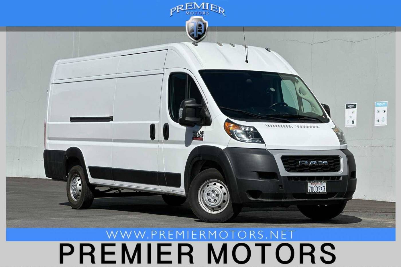 2021 Ram ProMaster Cargo Van 3500 — Cargo Van — 37,693 mi — Hayward, CA