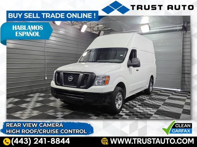2019 Nissan NV Cargo NV2500 HD SV — Cargo Van — 79,255 mi — Sykesville, MD