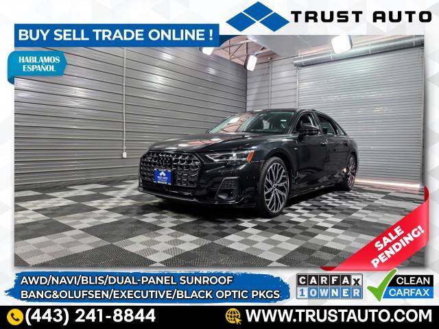 2023 Audi A8 L — Sedan — 10,303 mi — Sykesville, MD