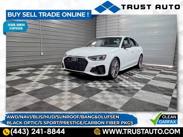 2021 Audi S4 Prestige — Sedan — 54,697 mi — Sykesville, MD