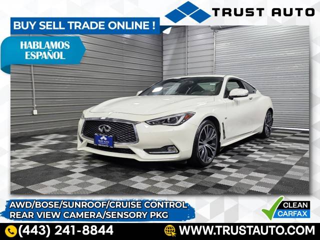 2018 INFINITI Q60 3.0t LUXE — Coupe — 63,801 mi — Sykesville, MD