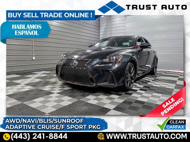 2017 Lexus IS IS 300 F Sport — Sedan — 43,911 mi — Sykesville, MD