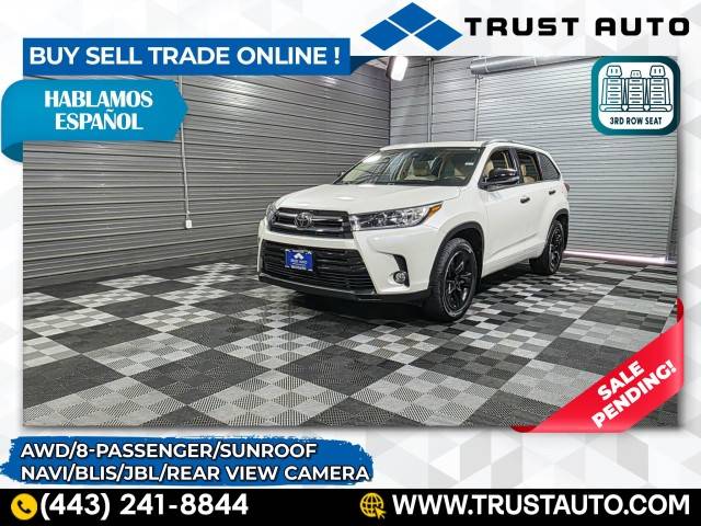2018 Toyota Highlander Limited — SUV — 60,059 mi — Sykesville, MD