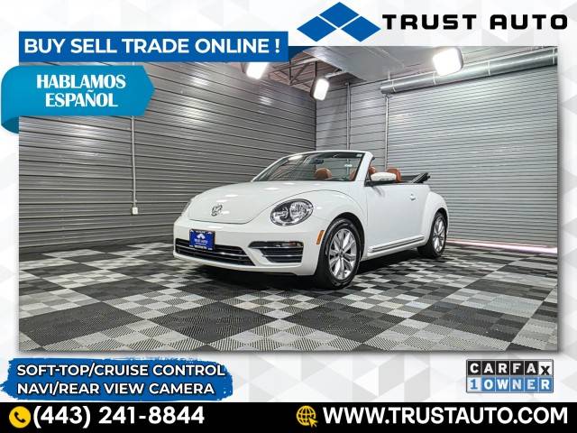2017 Volkswagen Beetle 1.8T Classic — Convertible — 56,743 mi — Sykesville, MD