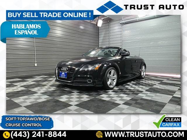 2015 Audi TT 2.0T — Convertible — 71,863 mi — Sykesville, MD
