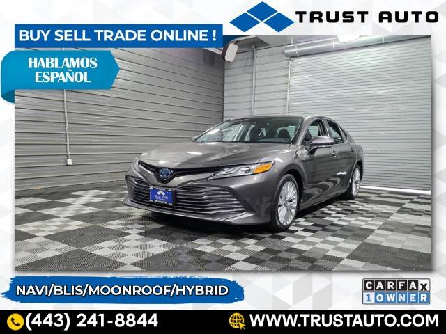 2019 Toyota Camry Hybrid XLE — Sedan — 34,617 mi — Sykesville, MD