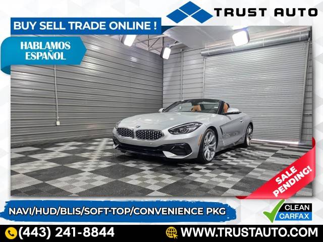 2019 BMW Z4 30i — Convertible — 35,332 mi — Sykesville, MD