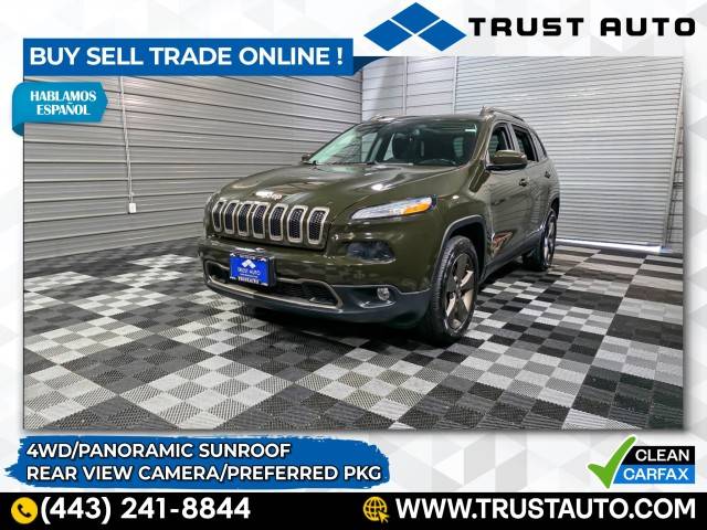 2017 Jeep Cherokee 75th Anniversary — SUV — 33,701 mi — Sykesville, MD