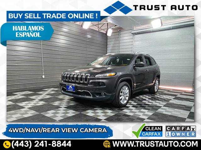 2015 Jeep Cherokee Limited — SUV — 29,164 mi — Sykesville, MD