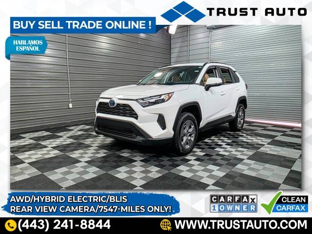 2022 Toyota RAV4 Hybrid XLE — SUV — 7,547 mi — Sykesville, MD