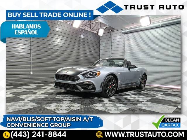 2018 FIAT 124 Spider Abarth — Convertible — 19,076 mi — Sykesville, MD