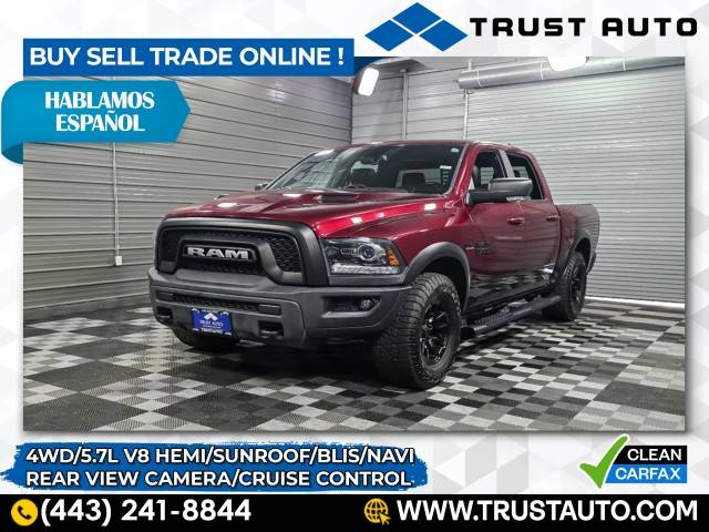2017 Ram 1500 Rebel — Pickup Truck — 80,247 mi — Sykesville, MD
