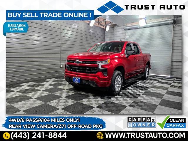 2022 Chevrolet Silverado 1500 RST — Pickup Truck — 4,104 mi — Sykesville, MD
