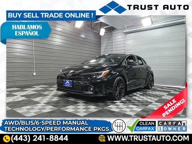 2023 Toyota GR Corolla Morizo Edition — Hatchback — 27,375 mi — Sykesville, MD