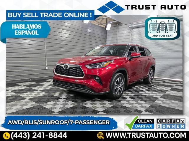2023 Toyota Highlander XLE — SUV — 30,110 mi — Sykesville, MD