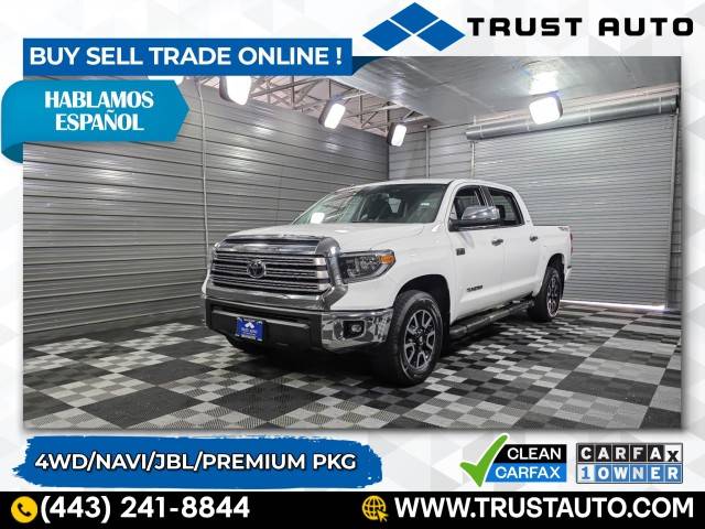 2018 Toyota Tundra Limited — Pickup Truck — 35,911 mi — Sykesville, MD