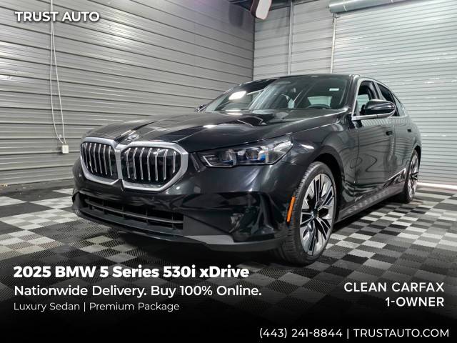 2025 BMW 5 Series 530i — Sedan — 14,217 mi — Sykesville, MD