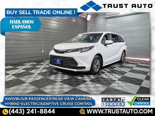 2022 Toyota Sienna LE — Minivan — 14,083 mi — Sykesville, MD