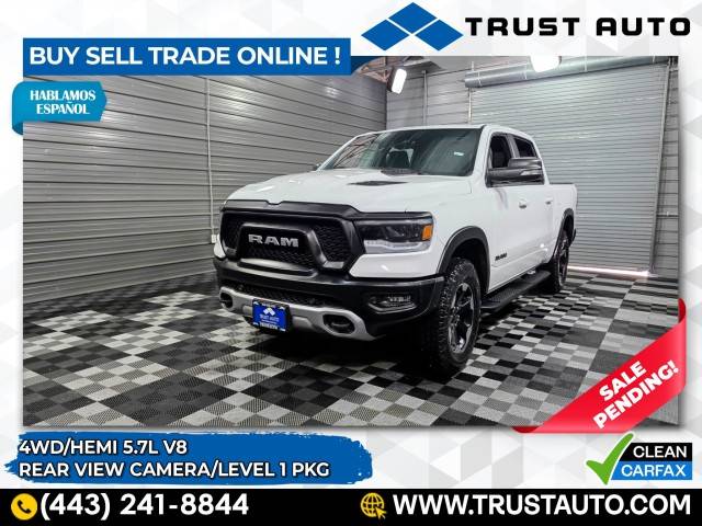 2020 Ram 1500 Rebel — Pickup Truck — 49,837 mi — Sykesville, MD
