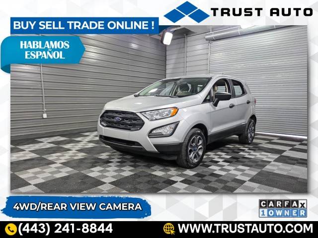 2020 Ford EcoSport S — SUV — 39,602 mi — Sykesville, MD