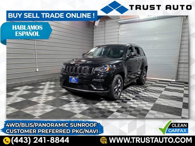 2020 Jeep Grand Cherokee Limited X — SUV — 45,659 mi — Sykesville, MD