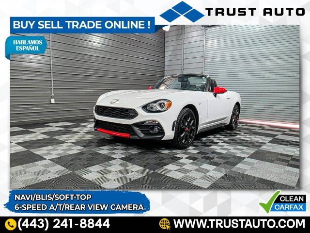2020 FIAT 124 Spider Abarth — Convertible — 13,710 mi — Sykesville, MD