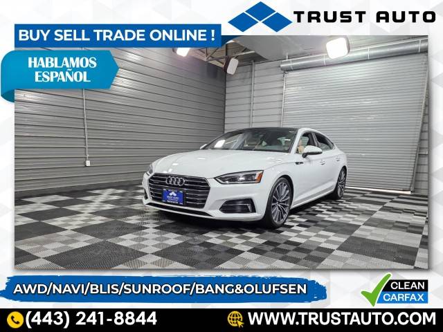 2019 Audi A5 Premium Plus — Hatchback — 30,408 mi — Sykesville, MD